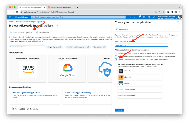Create your own application