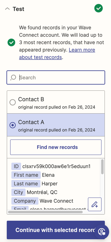 Test Trigger Connection